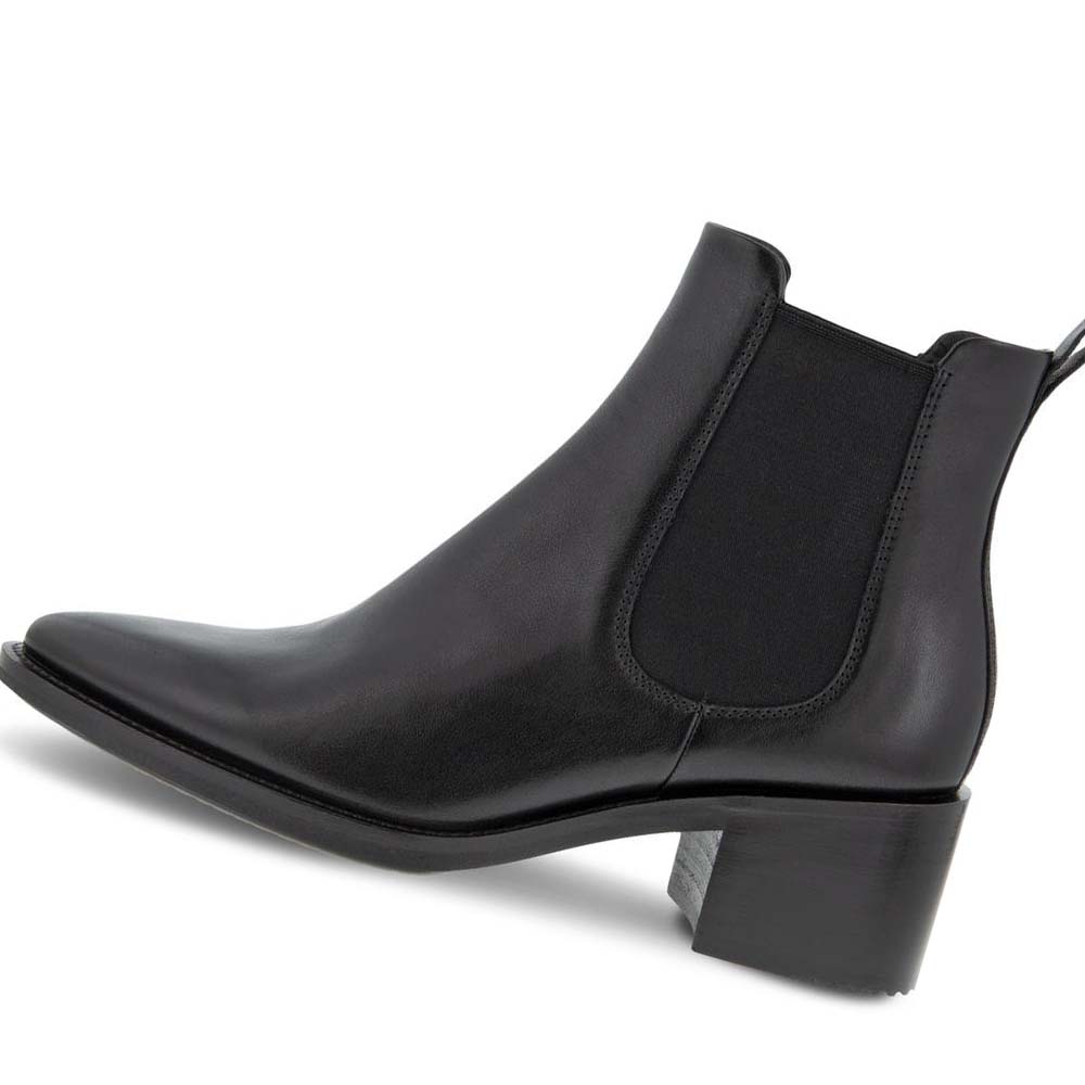 Women's Ecco Shape 35 Sartorelle Chelsea Boots Black | Canada 30OKI